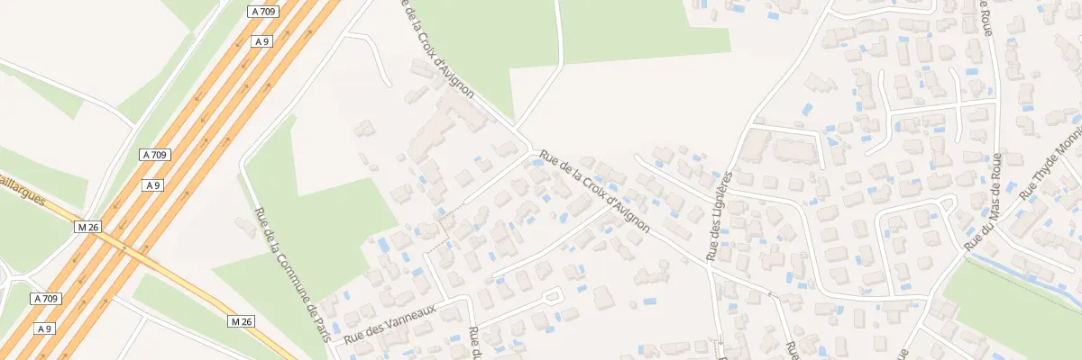 Plan du 7 Imp du Beaumont à Baillargues