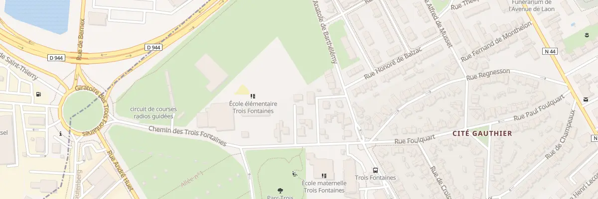 Plan du 324T Rue P Vaillant Couturier à Reims