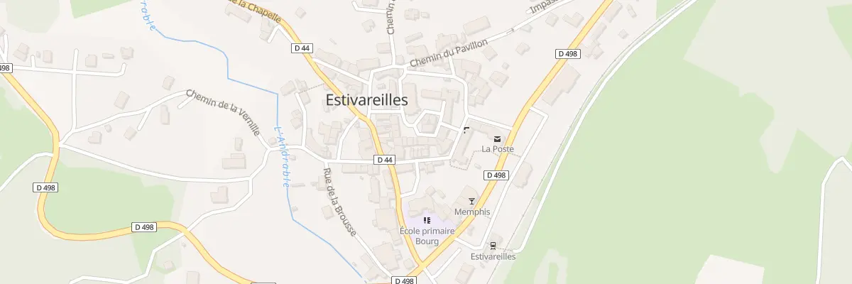 Plan du 3 Rue du Prieuré à Estivareilles