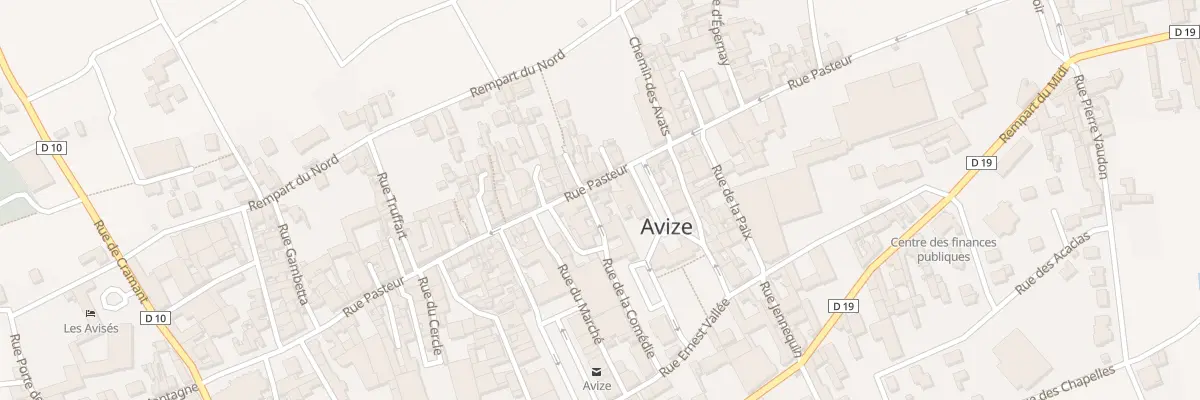 Plan du 1 Rue de la Comédie à Avize