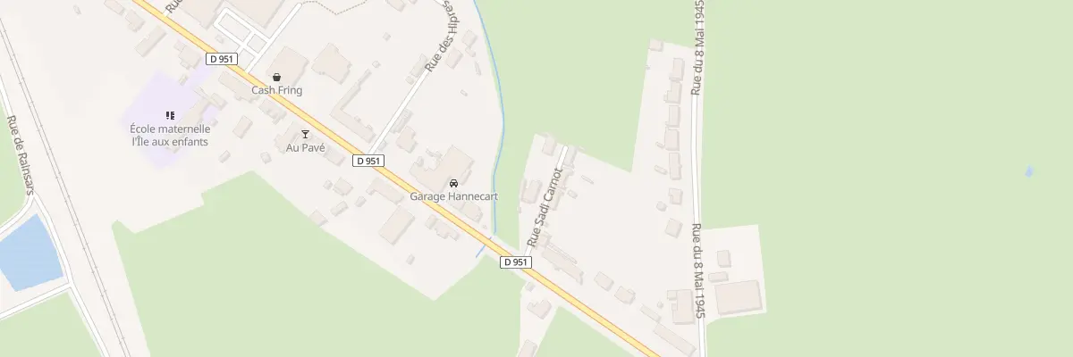 Plan du 65 Rue Sadi Carnot à Sains-du-Nord