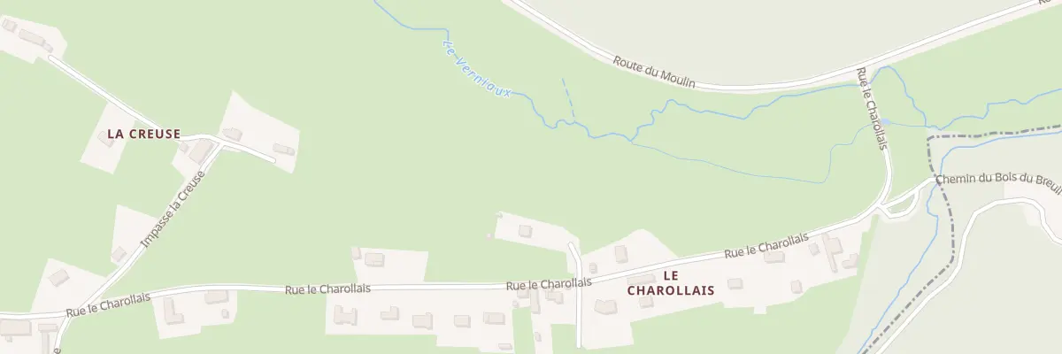 Plan du 5070 Les Charollais à Curdin