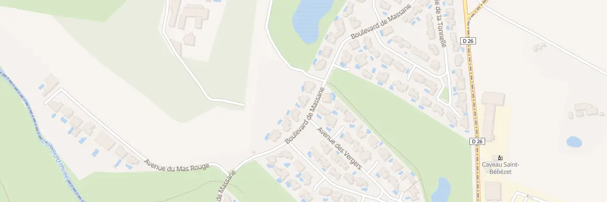 Plan du 66 Bd de Massane à Baillargues
