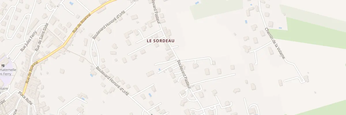 Plan du 52 Bd Pasteur à Boën-sur-Lignon
