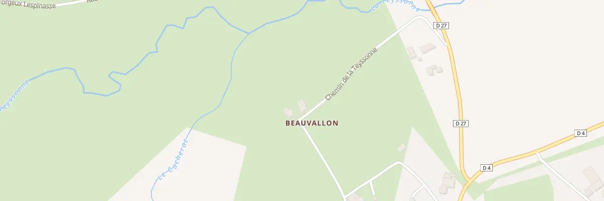 Plan du 507 Che de la Teyssonne à Noailly