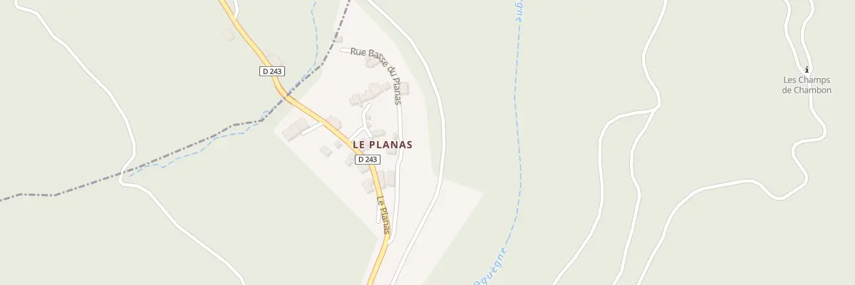 Plan du 11 Le Planas à La Vernarède