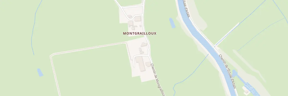 Plan du 134 Che de Montgrailloux à Chambilly