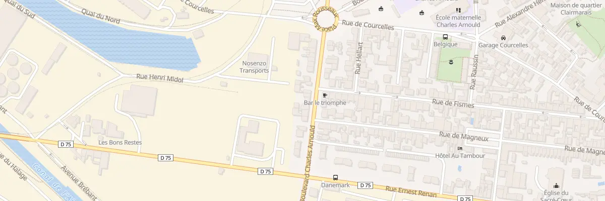 Plan du 214 Bd Charles Arnould à Reims