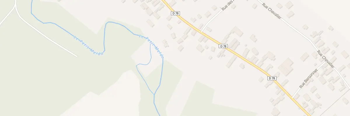Plan du 59 Rue General de Gaulle à Mergey