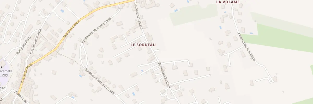 Plan du 31 Bd Pasteur à Boën-sur-Lignon