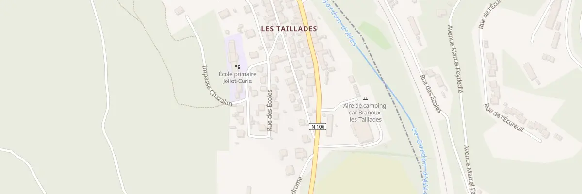 Plan du 9 Rue du Planas à Branoux-les-Taillades
