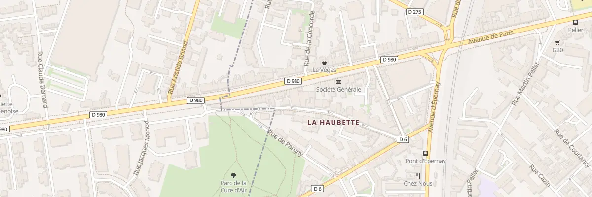 Plan du 20 Rue Flin des Oliviers à Reims