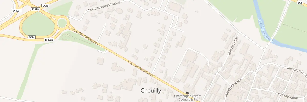 Plan du 6 Rue du Onze Novembre à Chouilly
