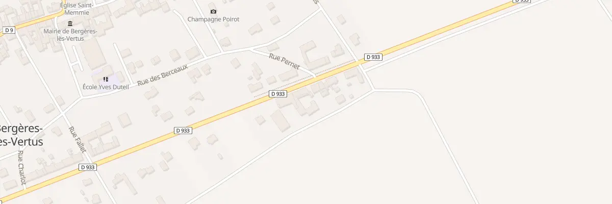 Plan du 8 Av des Comtes de Champagne à Vouzy