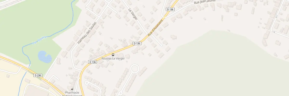 Plan du 50 Rue d’Assevent à Rousies