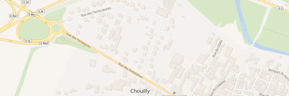 Plan du 8 Rue du Onze Novembre à Chouilly