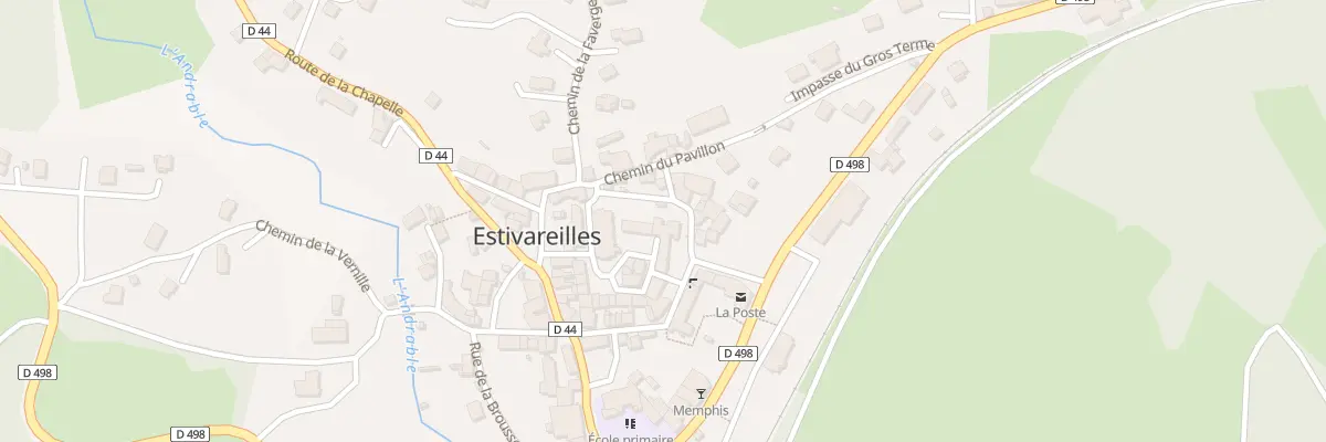 Plan du 8 Imp du Prieuré à Estivareilles