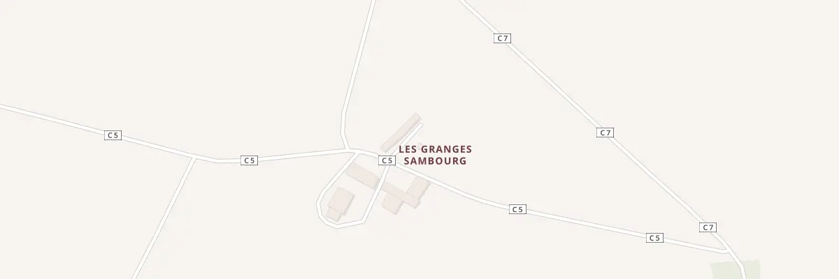 Plan du 45 Les Granges Sambourg à Sambourg