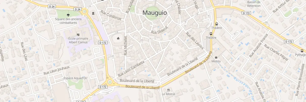 Plan du 38 Rue Mirabeau à Mauguio