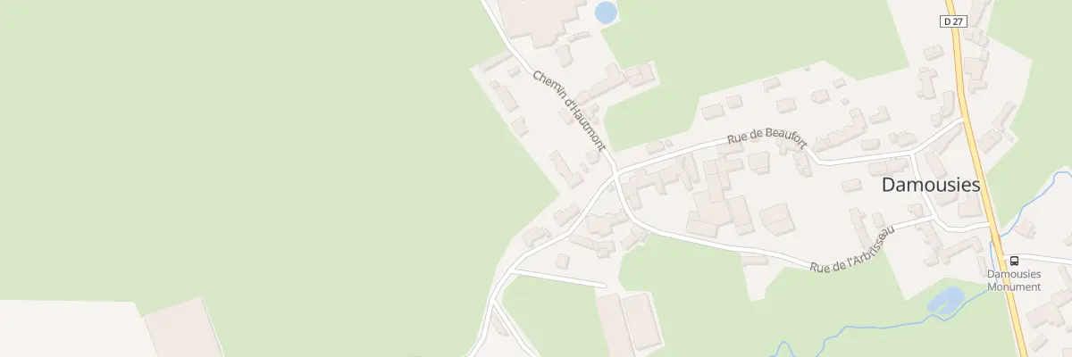 Plan du 14 Rue de Beaufort à Damousies