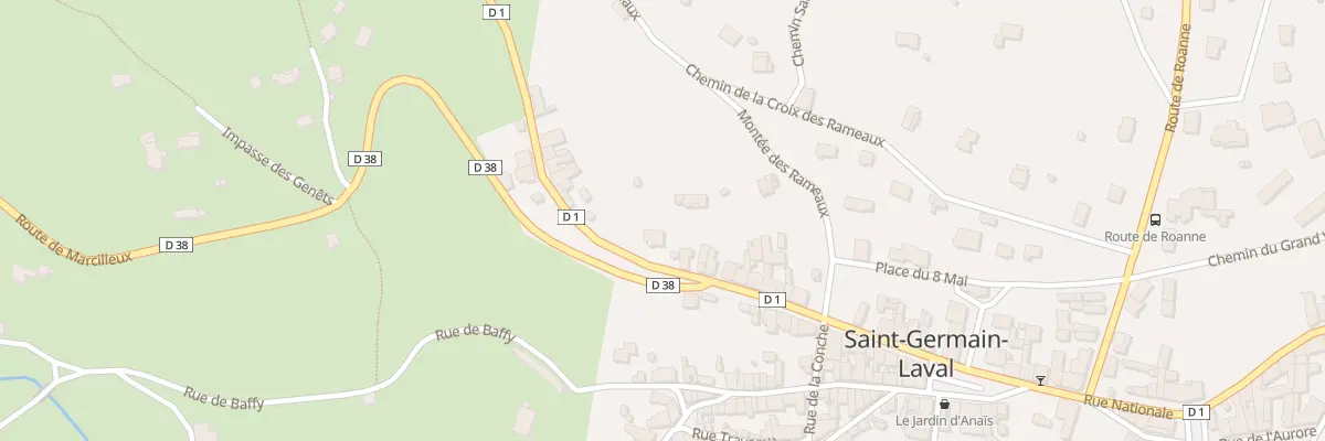 Plan du 20 Av de Vichy à Saint-Germain-Laval