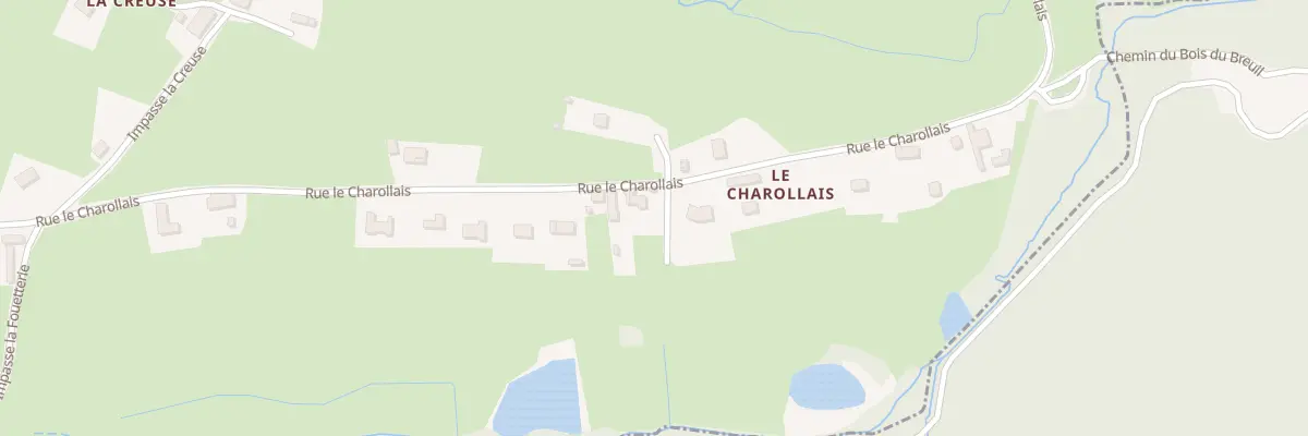 Plan du 5061 Les Charollais à Curdin
