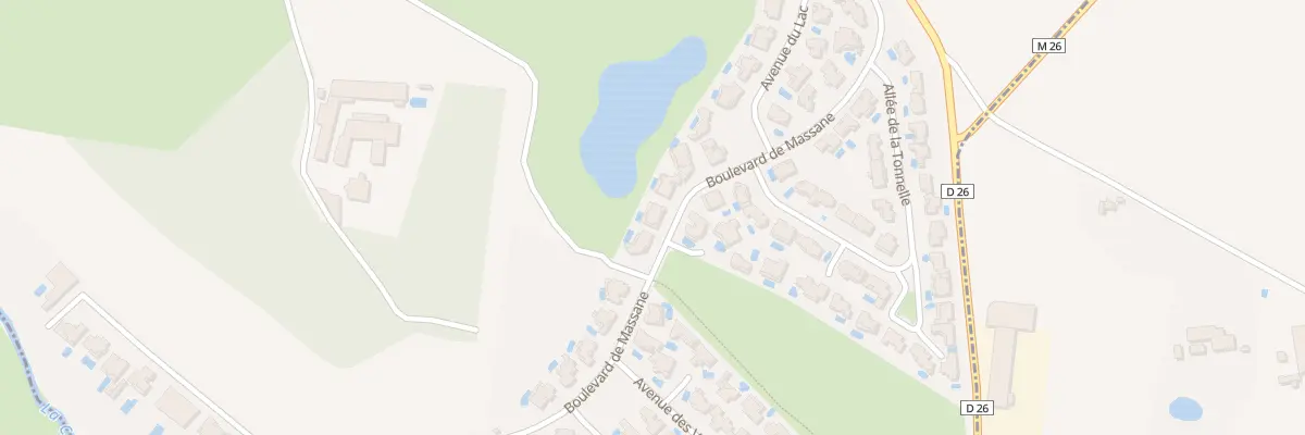 Plan du 60 Bd de Massane à Baillargues