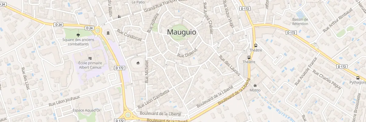 Plan du 9001 Rue Diderot à Mauguio