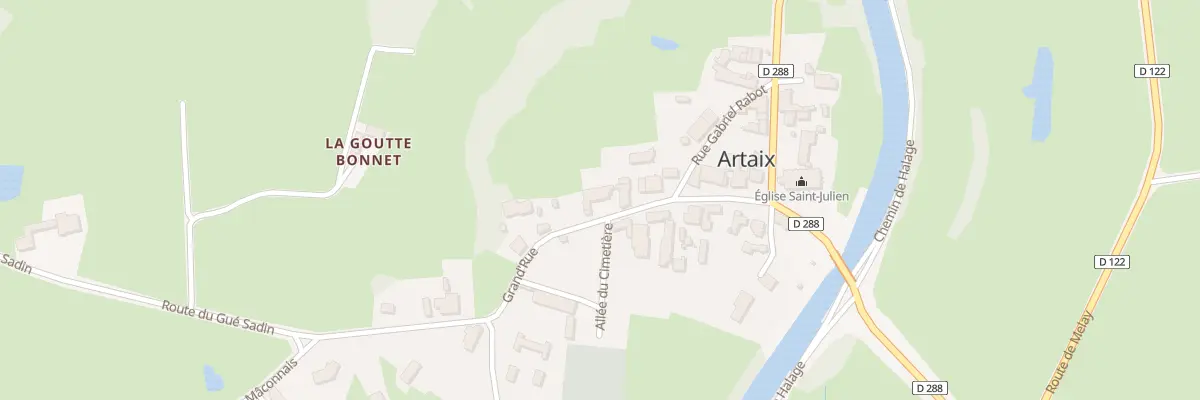 Plan du 438 Gr Grand’Rue à Artaix