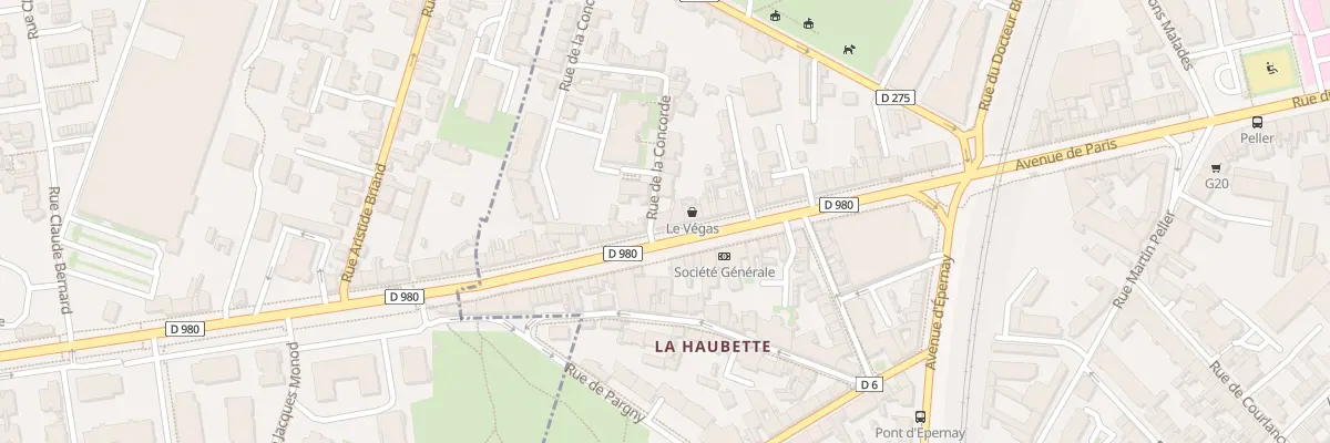Plan du 86 Av de Paris à Reims