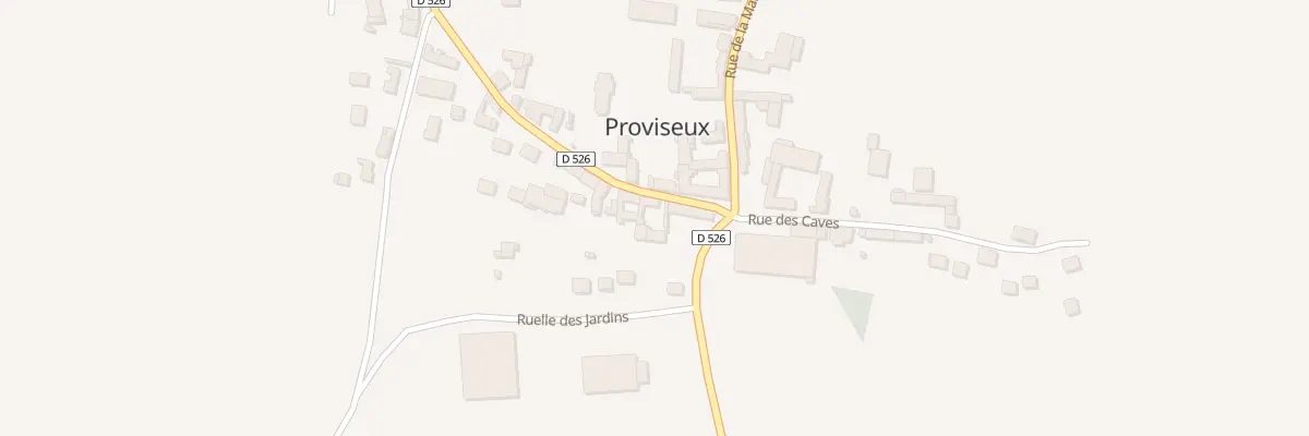 Plan du 3 Rue de Prouvais à Proviseux-et-Plesnoy