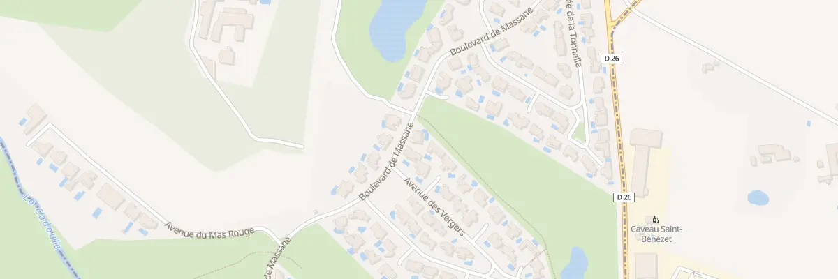 Plan du 51 Bd de Massane à Baillargues