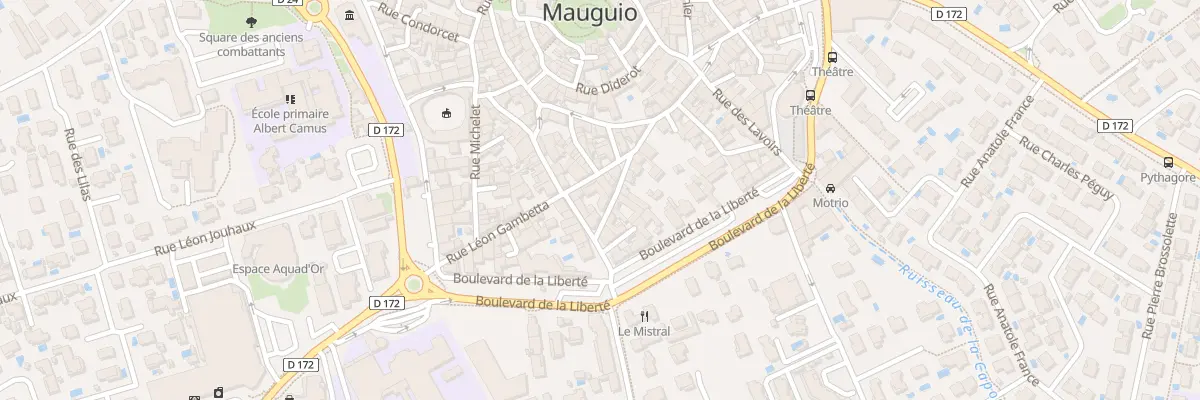Plan du 34 Rue Alfred de Vigny à Mauguio