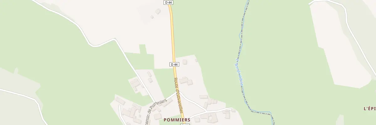 Plan du 1360 Rte d’Estivareilles à Apinac