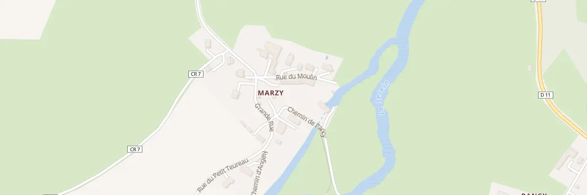Plan du 10 Ham de Marzy à Angely