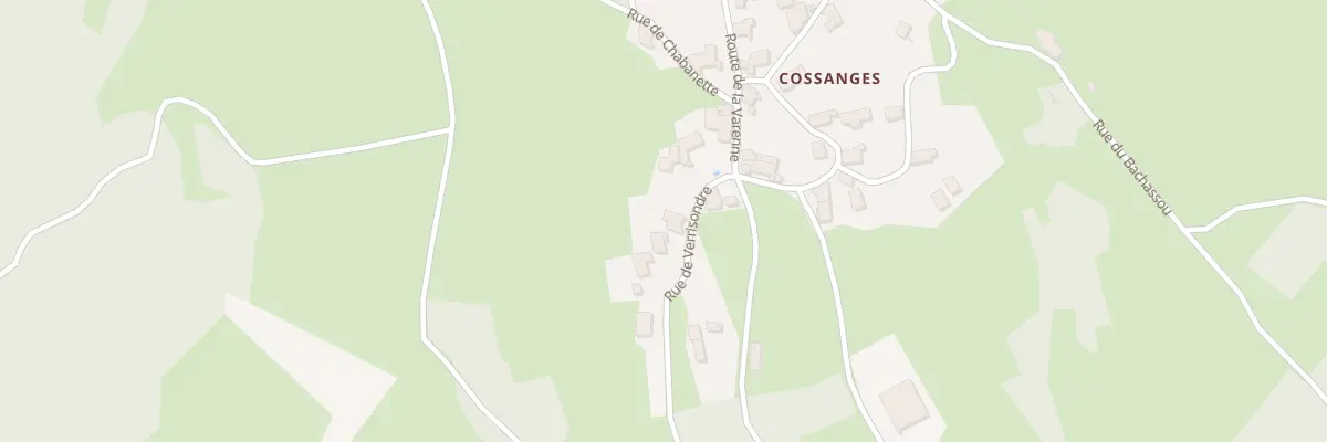 Plan du 5202 Cossanges à Salettes