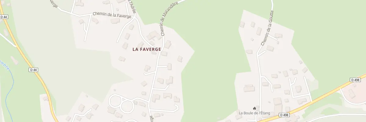 Plan du 320 Che de la Faverge à Estivareilles