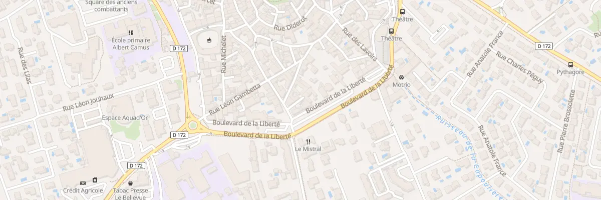 Plan du 9006 Bd de la Liberté à Mauguio