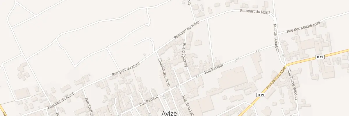 Plan du 1 Rue d’Epernay à Avize