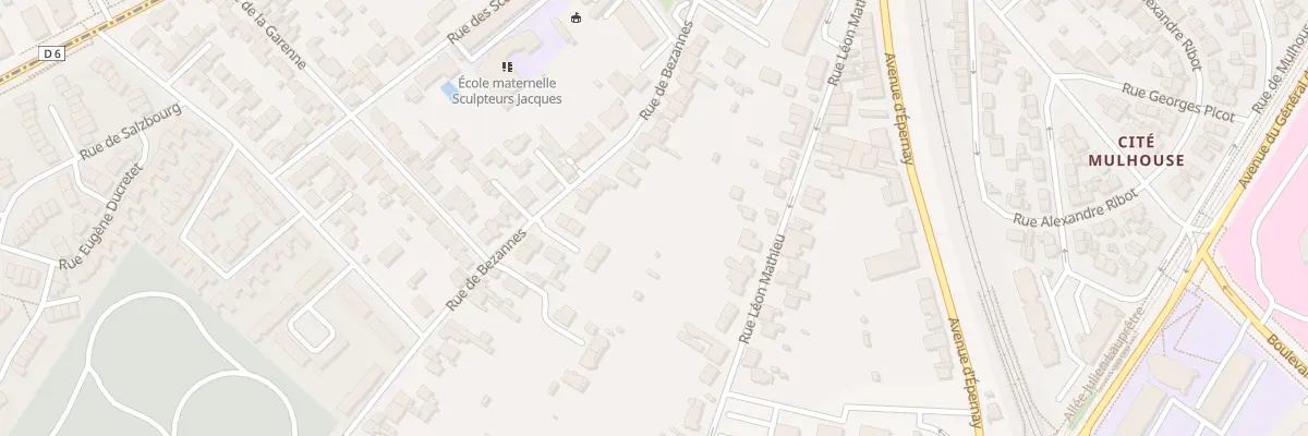 Plan du 53 Rue de Bezannes à Reims