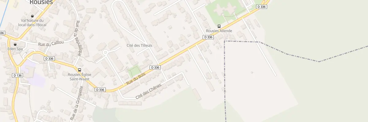 Plan du 46 Rue du Bois à Cerfontaine