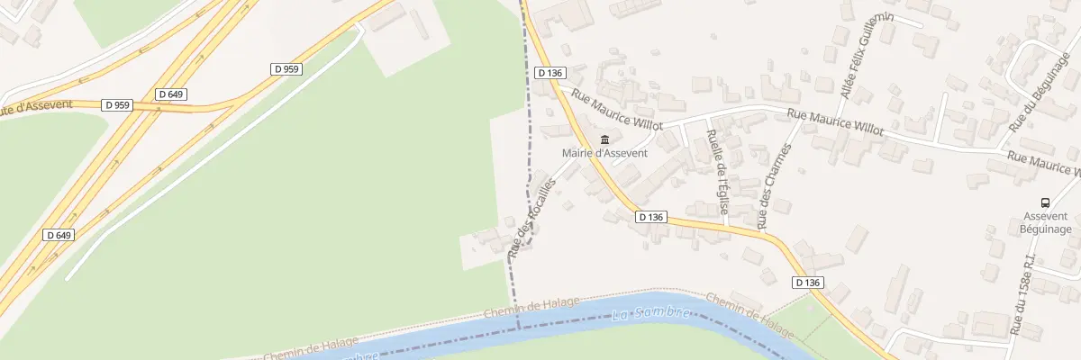 Plan du 10 Rue des Rocailles à Maubeuge