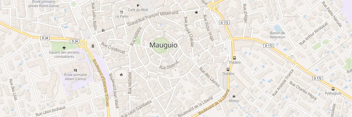 Plan du 31 Rue Baudin à Mauguio