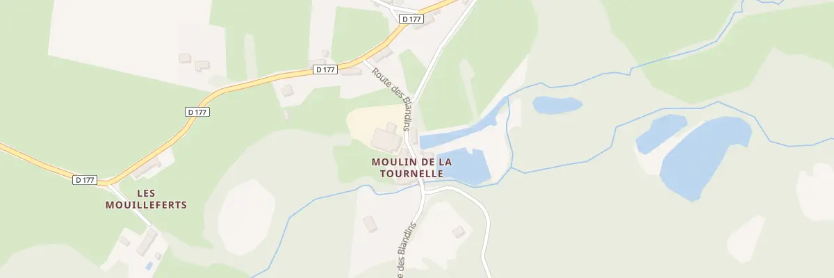 Plan du 5 Rte des Blandins à Arleuf