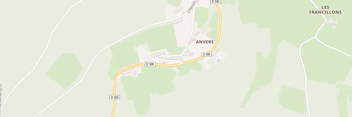 Plan du 60 Anvers à Glux-en-Glenne