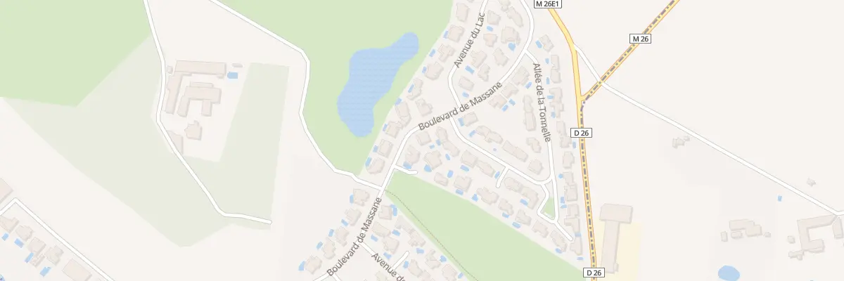 Plan du 47 Bd de Massane à Baillargues