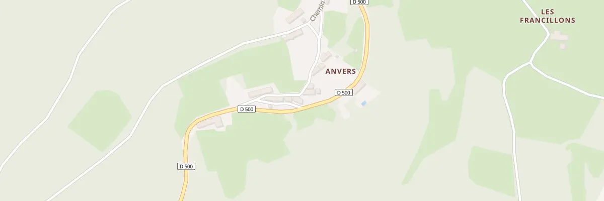 Plan du 58 Anvers à Glux-en-Glenne