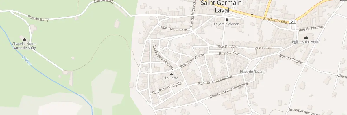 Plan du 26 Pl de la Madeleine à Saint-Germain-Laval