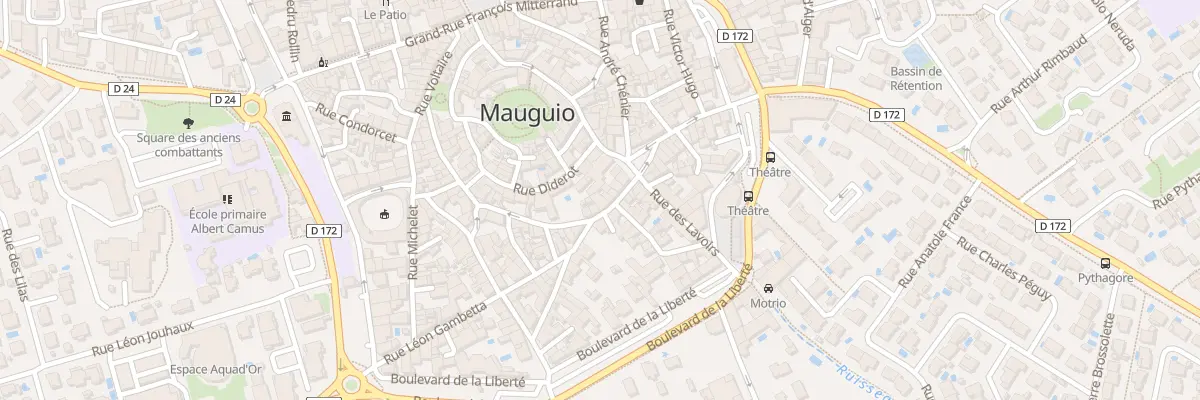 Plan du 9011 Rue Gambetta à Mauguio