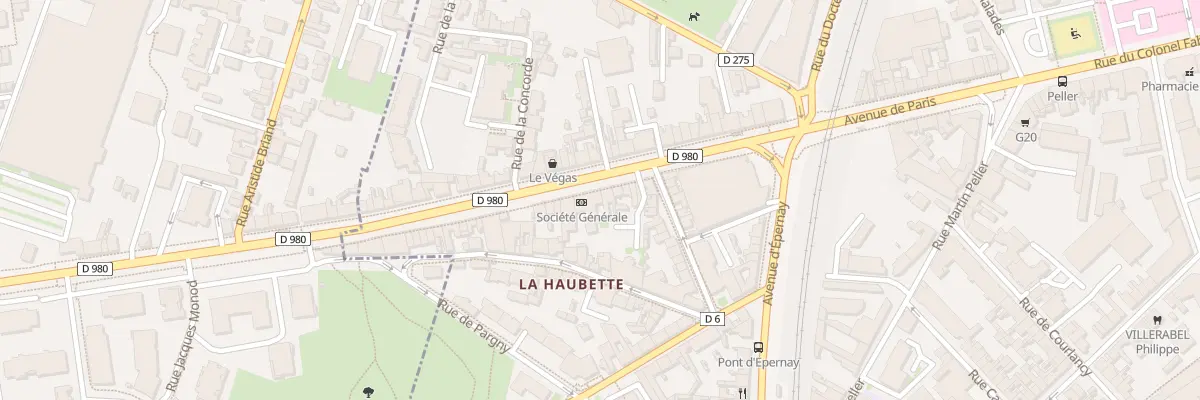 Plan du 43 Av de Paris à Reims
